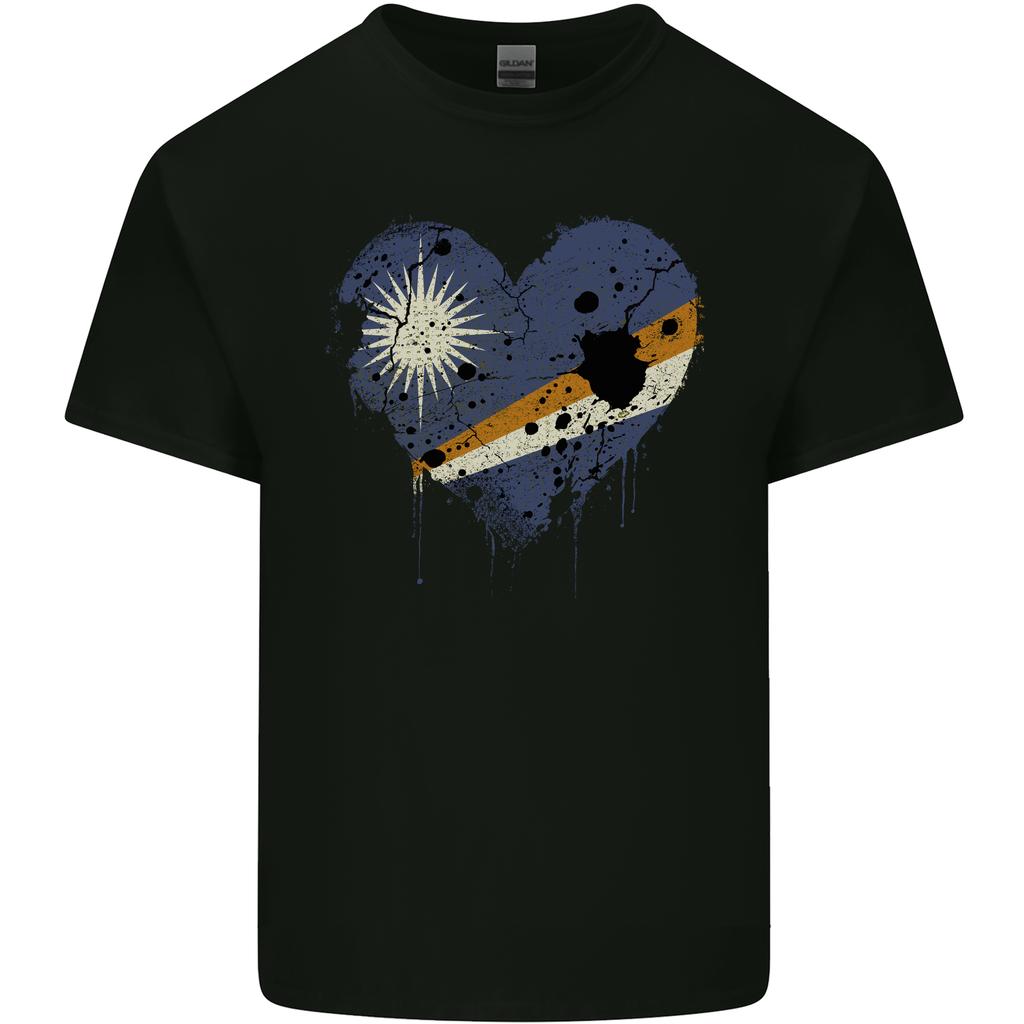 Love Marshall Islands Flag Day Football Unisexs Light Cotton TShirt