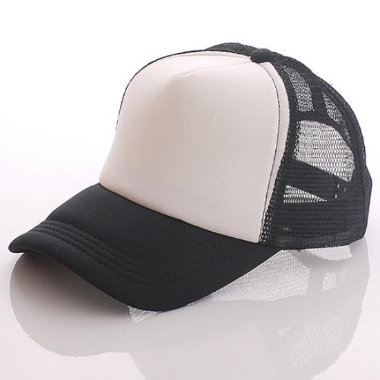 Unisex attraktiv baseballcap Trucker Mesh Blank Visir Justerbar Solhatt