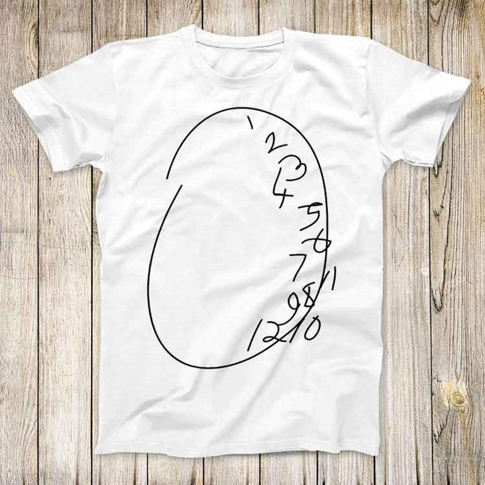 Hannibal Lecter Tee Movie Gift Will Graham Distorted Clock Face Top Super Cool T-Shirt 2682 S