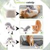 Flapping Sandpiper Cat Toy Interactive Electric Fluttering Sparrow Realistic Bird Flying Toys Engaging Pet Play Accessory