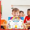 40 PCS Preschool Diploma, Certificate of Achievement in 2 Designs Colorful Certificate of Awards School Classroom Supplies for Kids Students
