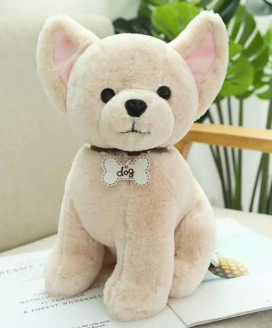Teddy Dog Plush Toy: Husky Puppy with Nameplate & Dog Claw Machine Accessory