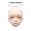 1/3 BJD Doll Head DIY Toy Dolls Enthusiast Accessory Display for 24 inch Height 3D Bald Collection
