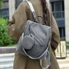 Damen Cord Rucksack mit kleiner Tasche, lässiger Mode Tagesrucksack