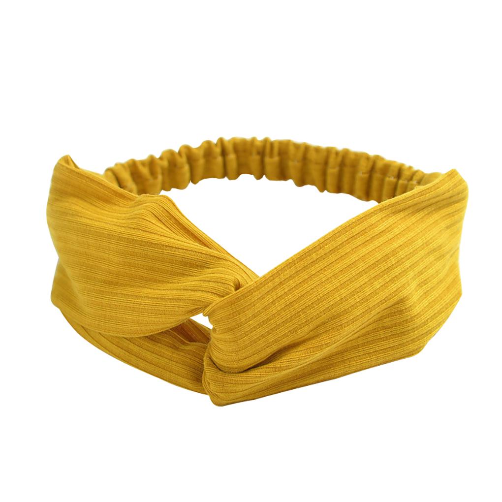 Womens Twist Headband Knot Wrap Turban Twisted Knoted Hair Floral Elastic