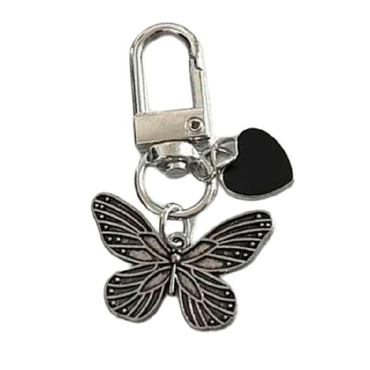 Chic Metal Keychain Charm Colorful Key Rings Bag Pendant with Fine Craftsmanship