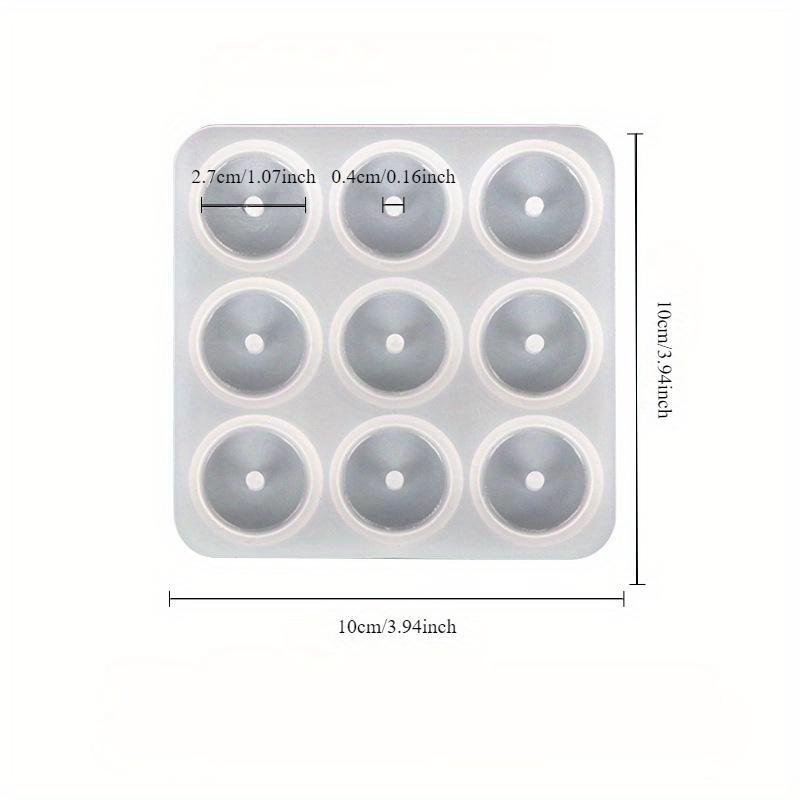 

1 Pcs Bracelet Silicone Mold DIY Glass Imitation Jade Peace Buckle Pendant Dropping Mold Bracelet Accessories Silicone Mold