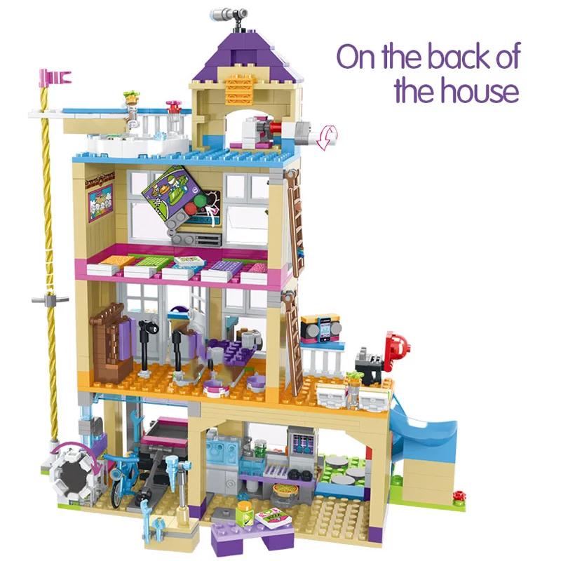865PCS House of Friendship Building Blocks Friends Fit 41340 Hotel and House Toys for Girl Figures Bricks Christmas Gift