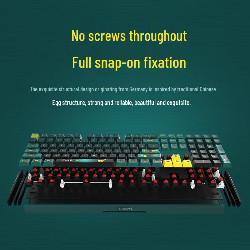 CHERRY MX3.0S Pokémon Pikachu Edition Mechanical Keyboard