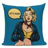 American Anime Pop Art Printing Cushion Cover Home Sofa Decor Pillowcase Car Seat Decorative Pillow Case Capa Almofada