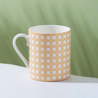Luxusní kostěný porcelánový hrnek na kávu Shangqi
