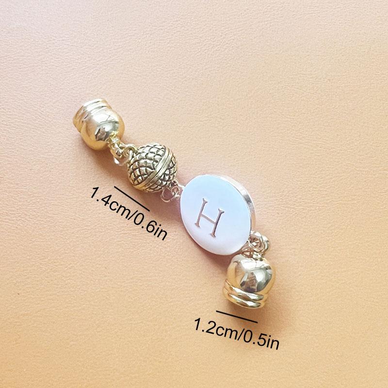 1 ks multifunkční praktická magnetická přezka Pohodlná magnetická přezka na šátek DIY Více stylů s kamínky