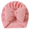 Style Baby Striped Big Bow Headband Hat Baby Products New Indian Hat, Baby Hat