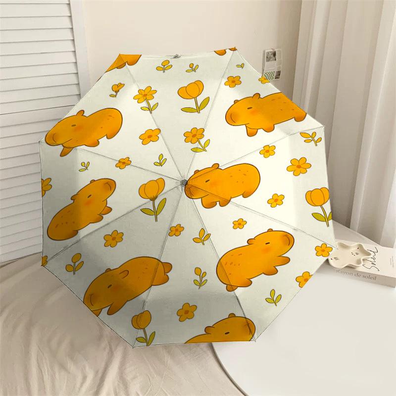 

1PC Potato Flowers Umbrella-8-Rib Reinforced, Automatic Open, Lightweight & Durable, Cute Fashion Accessory for Outdoor-T329