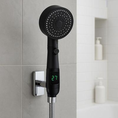 Temperature On/off 5-stage Water Pressure Increasing Shower Head