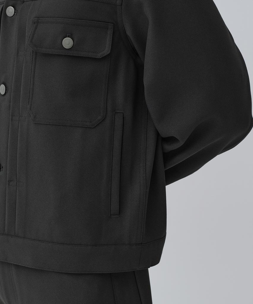 Musinsa Standard Formal Trucker Jacket [Dark Grey]