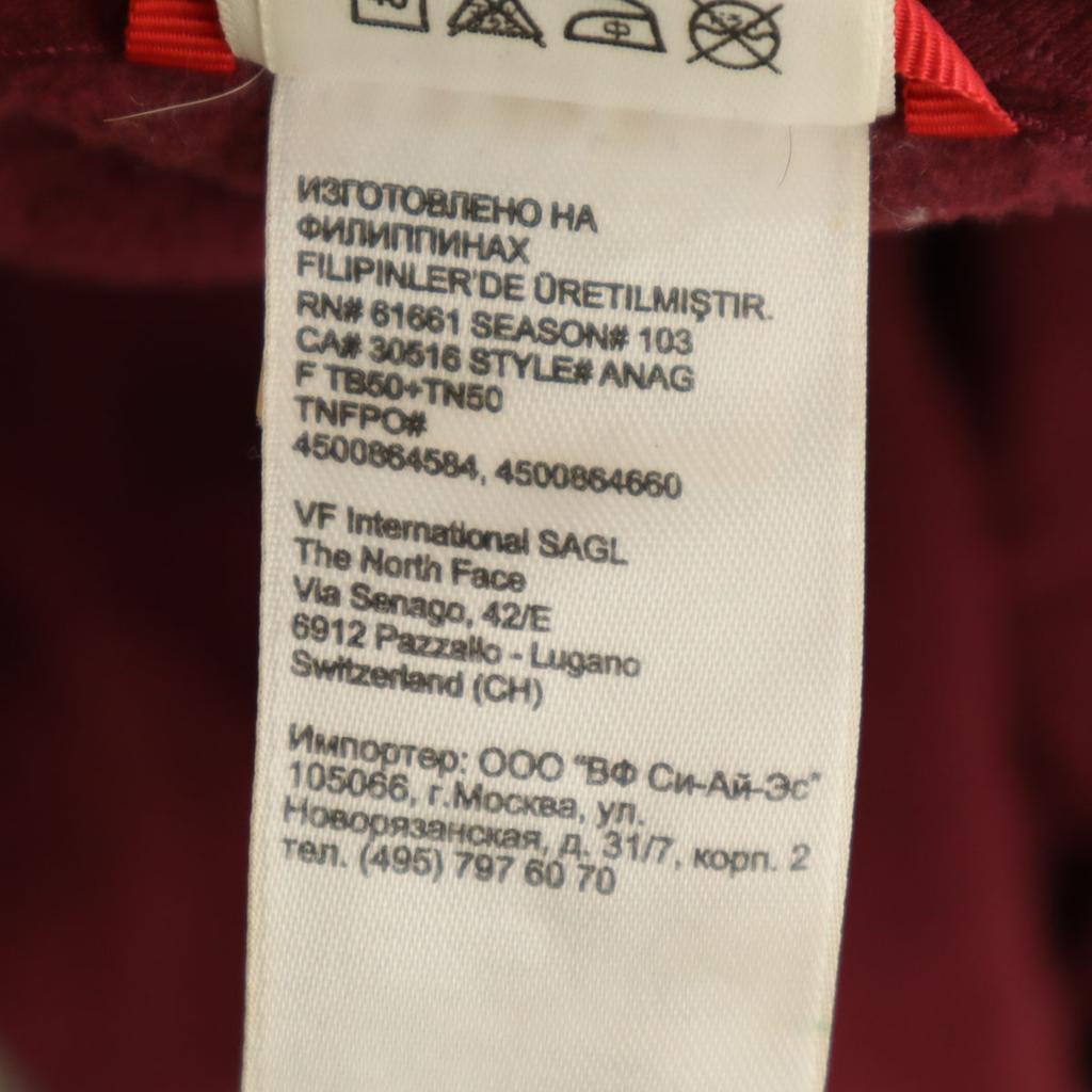 THE NORTH FACE Fleece jacket L Bordeaux Outdoors Women Used