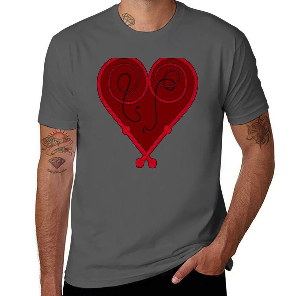 Whips Heart TShirt Lightweight Casual Summer TShirt