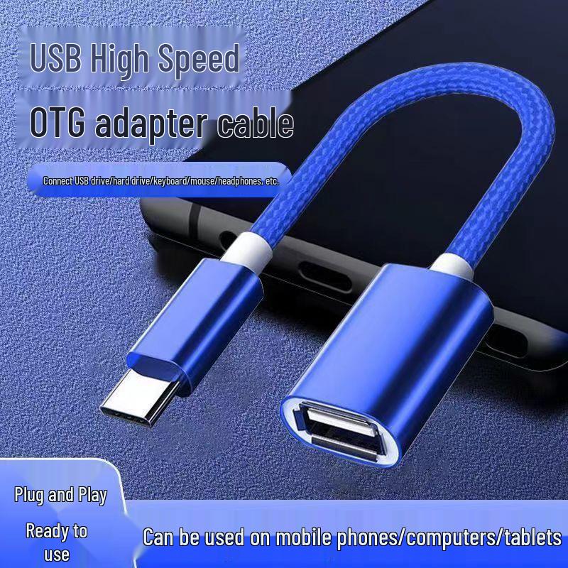 USB-C OTG Adapter for Huawei, Vivo, Xiaomi, and OPPO Phones: Connect USB Flash Drives Easily