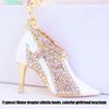 High Heel Shoe Key Holder Sparkling Keychain Portable Adorable Key Accessory Suitable for Backpacks Friendship Gifts