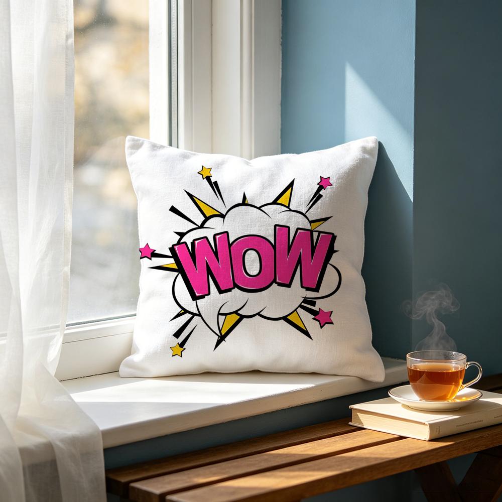 Art PPop Art Text Cushion Cover Cushion Cover Set Pcs X X X Pillowcase Decorative Sofa Home Decor