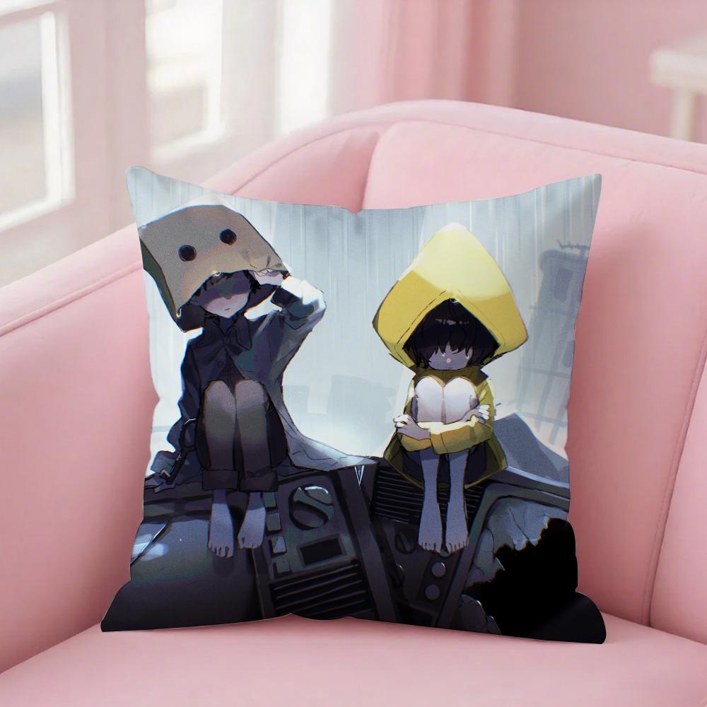 Game Little Nightmares Pillow Case PillowCover Square PillowCase Sofa With For Pattern Comfortable Cushionsuitable All Kinds Of