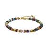 Bracelet - LUXENTER - Issne - Multicolored Crystal - 18k Yellow Gold Finish - 16–19 Cm
