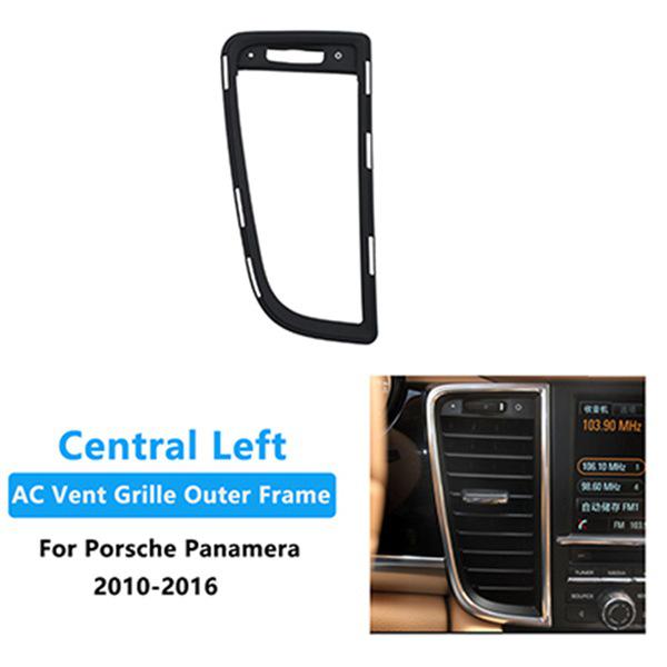 970552141C: Left Outer Frame for Air Conditioning Vent, Compatible with 2010-2016 Porsche Panamera