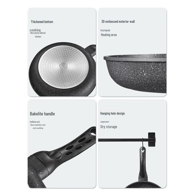 COOKER KING 28cm Maifan Stone Non-stick Frying Pan