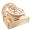 Assembly Wooden Mechanical Marble Track Gear Model Physics Teaching Tool for Homeschooling Classroom Science Education