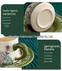 French Garden Luxury Coffee Cup & Saucer Gift Set: Elegant Mug with Saucer