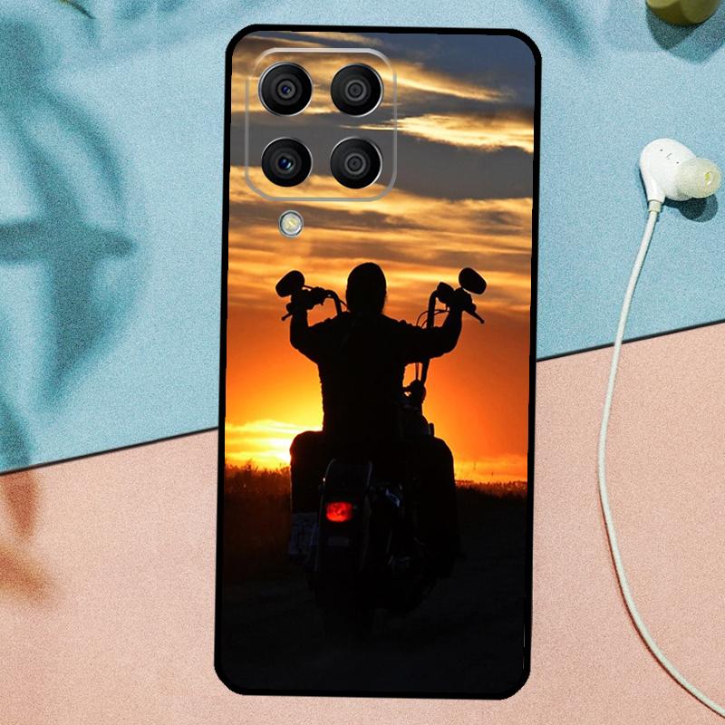 Moto Bike Motocross For Samsung Galaxy M14 M34 M54 M20 M06 M16 M12 M13 M15 M35 M55 M33 M53 M21 M31 M32 M52 Case