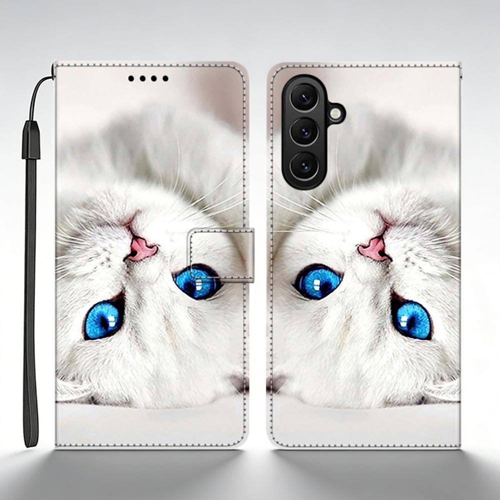 

Cartoon Phone Case For Samsung Galaxy A55 Case A556B A556E Leather Wallet Flip Cases For Samsung Galaxy A55 5G Back Cover Fundas Samsung A55 5G