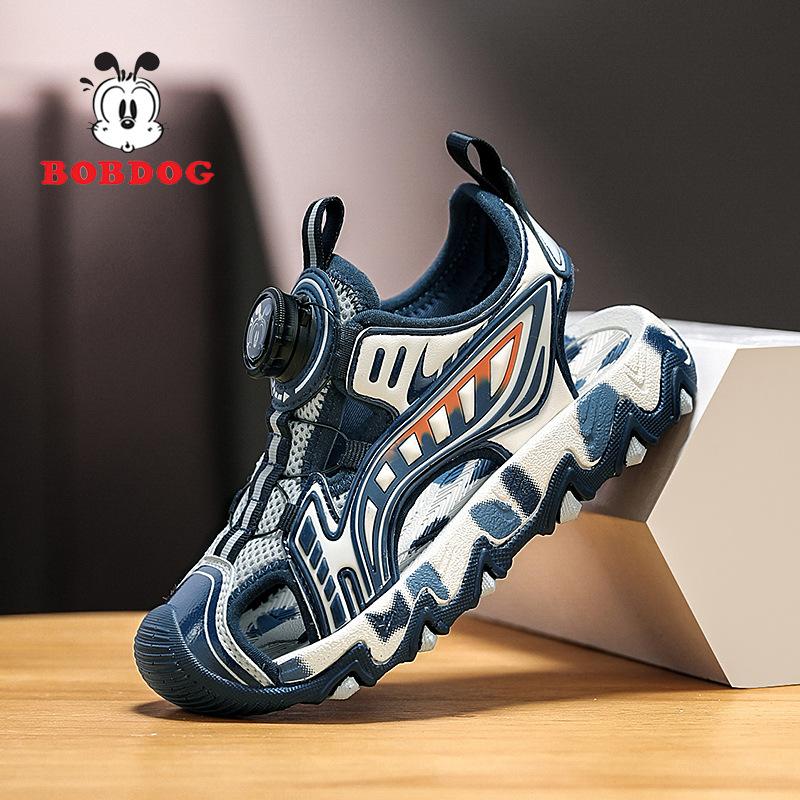 

Babu Bean Boys Baotou Sandals 2025 Summer New Medium and Older Children s Soft Sole Non-slip Children s Sports Beach Shoes Tide 39