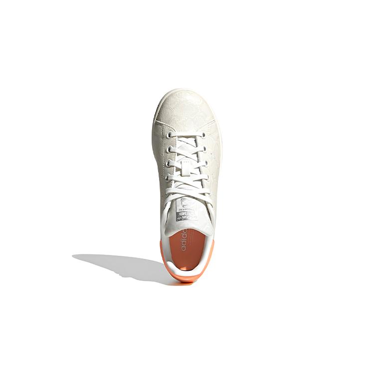 Adidas Stan Smith Snakeskin Core White Beam Orange GS HP9723