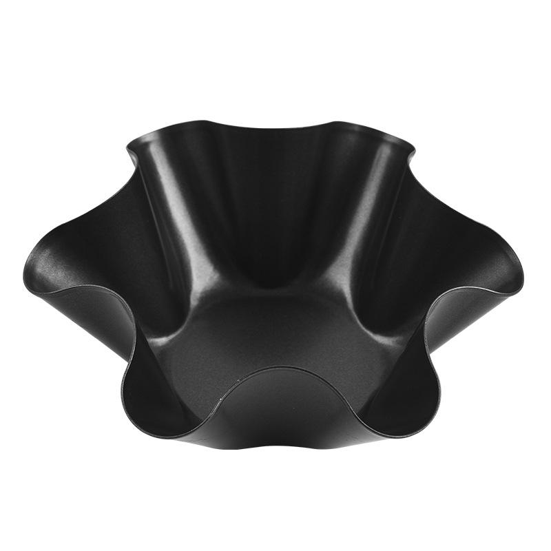 2 PCS 6/8 petal Non-stick Fluted Pan Taco Salad Bowl Pans Maker Egg Tart Mold Flower Baking Molds Brioche Mold 2pcs