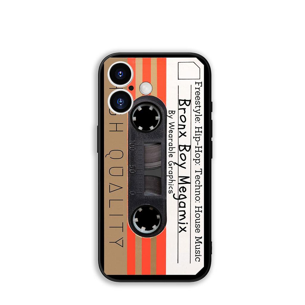 Hülle Cover für Apple iPhone 16 11 13 14 15 Pro Max 7 6 8 Plus SE2 SE3 + 16E SE 2022 Hülle Vintage Musikkassette Retro