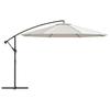 Hanging Sun Umbrella 3.5 M Sand White