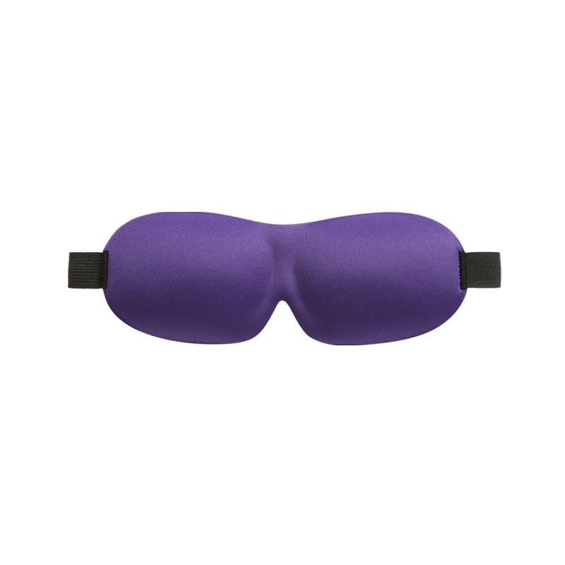 Custom Logo Comfortable Breathable 3D Contoured Foam Eyemask 100% Blackout Eye Mask for Sleeping with Adjustable Strap