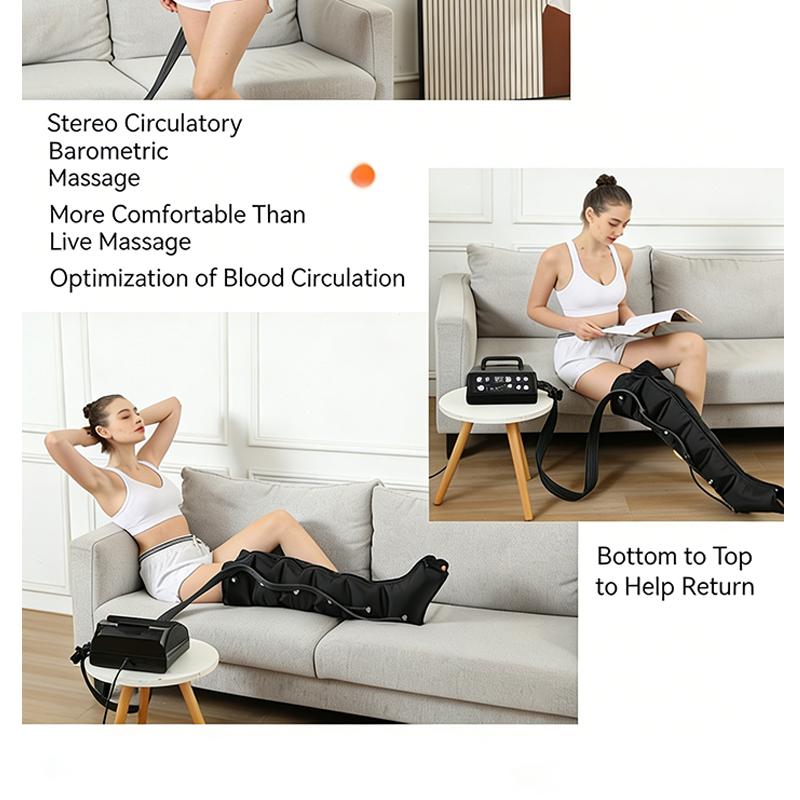 Professional 6 Cavity Air Pressure Massager Six Modes Full Body Massager Promote Blood Circulation Lymphatic Drainage Device