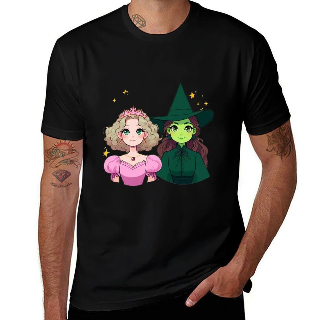 Elphaba Glinda Wicked The Musical Tshirt Holiday Vacation Tee Shirt