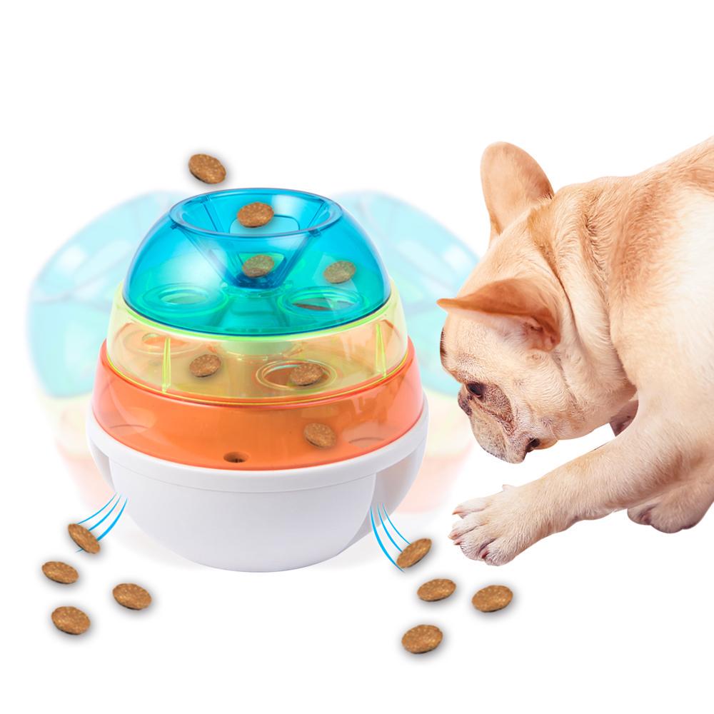 Buy Dog Food Dispenser Ball Toy Pet Iq Interactive Tumbler Design Easy