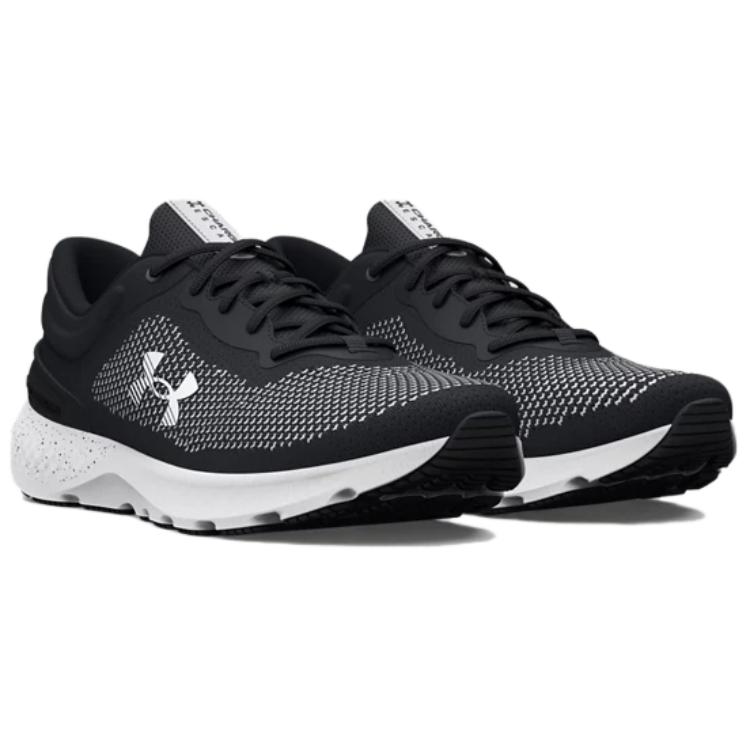 Under Armour Charged Escape 4 Knit Black White Men Sneakers 3026521-001
