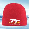 Logo de course TT Isle of Man Chapeau tricoté unisexe pour homme et femme Bonnet Casquette Pull Hiver Thermique Chaud Noël Extérieur Vélo Randonnée Sk