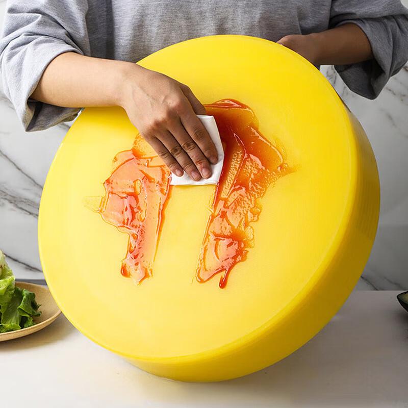 JUUWU Commercial Round PE Plastic Cutting Board