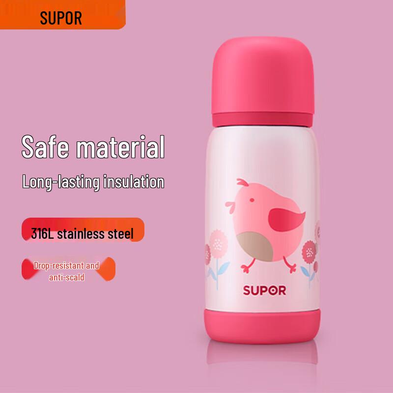 SUPOR WOW 390ml Kids 316L SS Thermos Cup