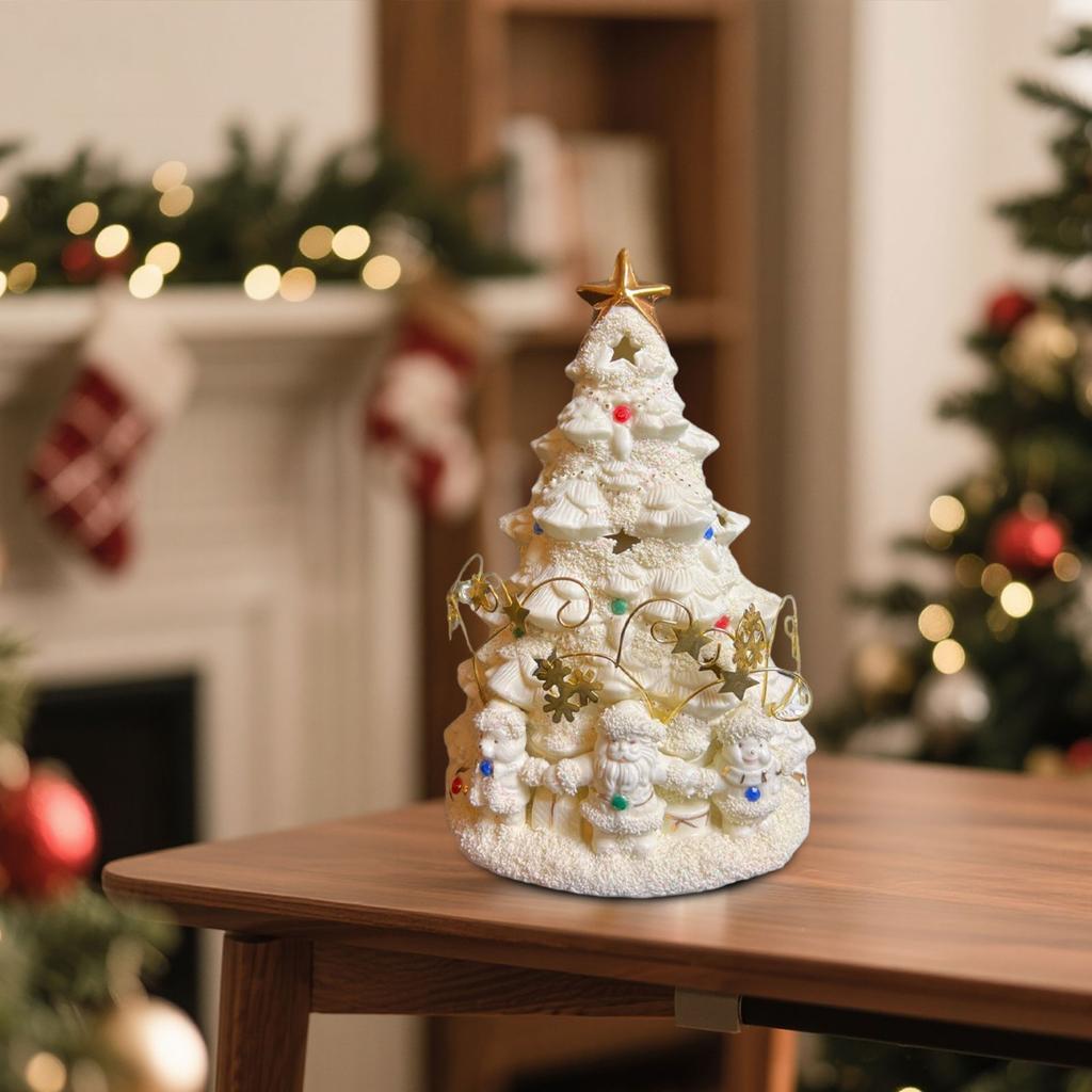 Ivory Luminous Christmas Tree Christmas Decorations Desktop Ornaments Christmas Creative Gifts