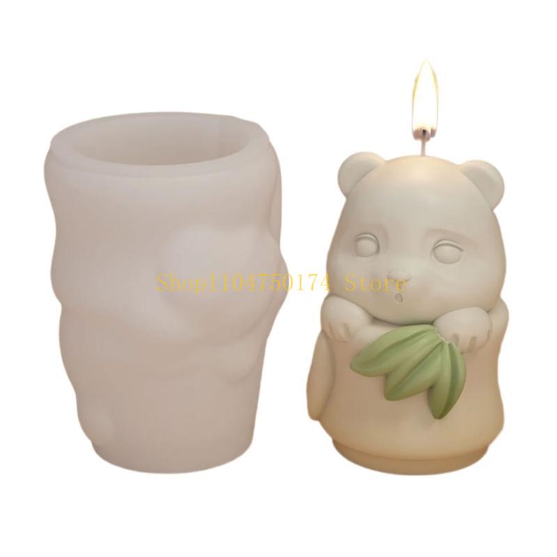 Bamboo Castings Molds 3D Panda Resins Silicone Mould Making top sale