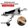 Portable Square Hole Drill Bit 6.4/8/11/12.7/14mm Adapter DIY Square Hole Drill Bit Adapter Mortising Chisel Drill