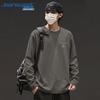 Jeanswest Men's 220G Pure Cotton Crew Neck Long Sleeve T-Shirt